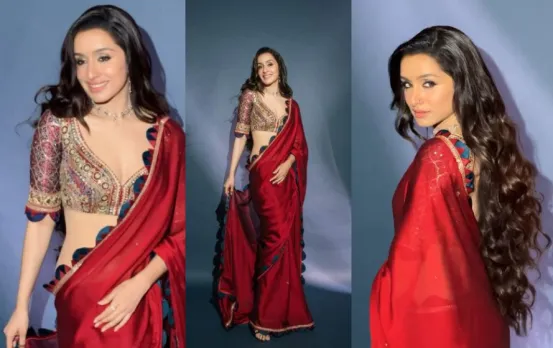 Shraddha Kapoor Saree: राहुल मोदी से ब्रेकअप की खबरों के बीच श्रद्धा कपूर ने रेड साड़ी में बिखेरा जलवा, देखें तस्वीरें!
