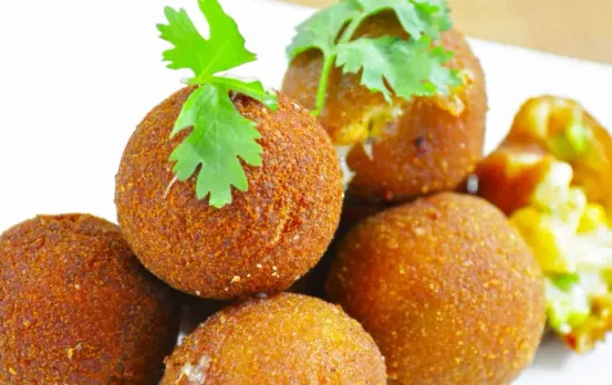 Thai Steamed Corn Balls