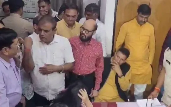 राहुल गांधी पर बीजेपी नेताओं का विवादित बयान: जीतू पटवारी 2 घंटे तक थाने में डटे, FIR की मांग पर अड़े