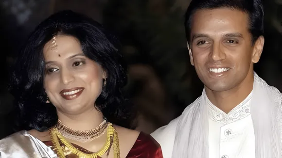 Who is Rahul Dravid's wife
