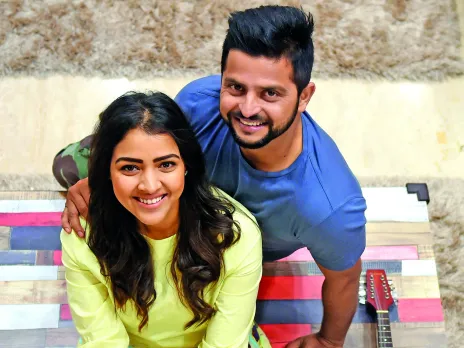 Who is Suresh Raina's wife?