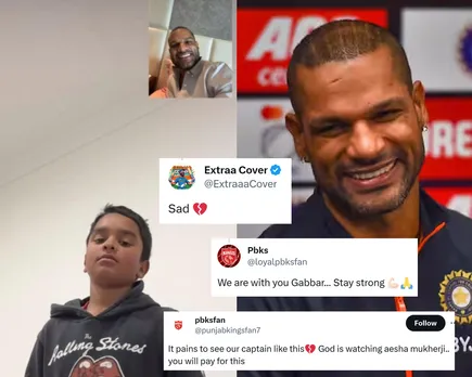 Shikhar Dhawan and his son Zoravar (File Photo: Twitter) 