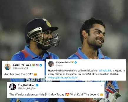 Virat Kohli and Virender Sehwag (File Photo, Twitter)