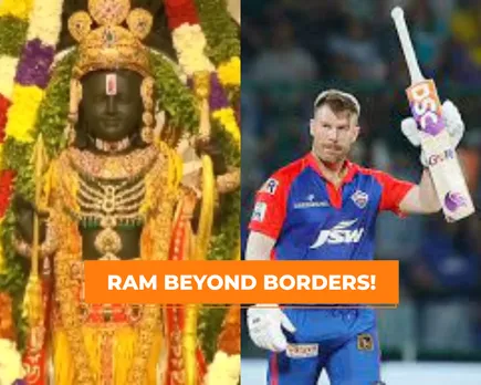 Ram Mandir 'Pran Pratishtha' and David Warner (File Photo: X) 