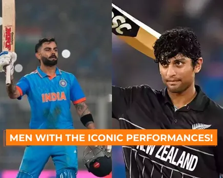 Virat Kohli and Rachin Ravindra, ODI World Cup 2023 (File Photo: Twitter) 