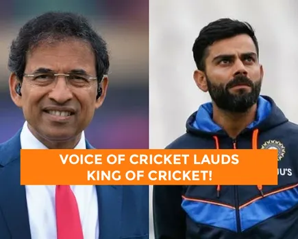 Harsha Bhogle and Virat Kohli (File Photo: Twitter) 