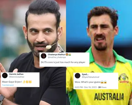 Mitchell Starc and Irfan Pathan (File Photo: Twitter) 