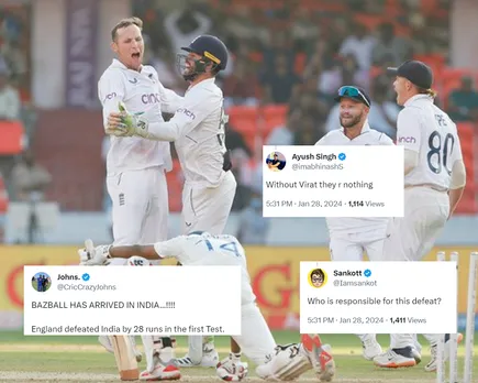 India vs England, England win by 28 runs (File Photo: X)