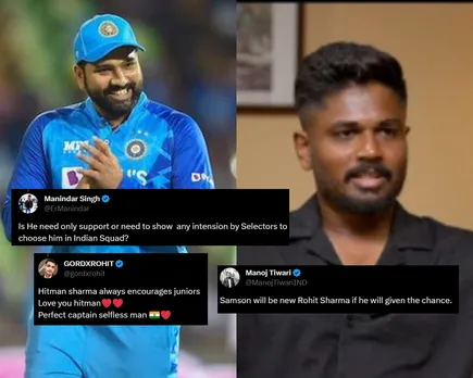Rohit Sharma and Sanju Samson (File Photo: Twitter) 