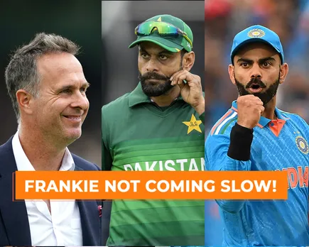 Michael Vaughan, Mohammad Hafeez, and Virat Kohli (File Photo, Twitter) 
