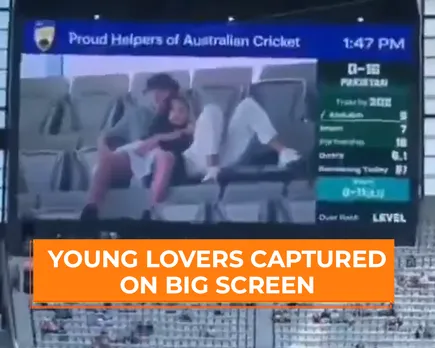 Amidst the action, the crowd had a different reason to cheer about
