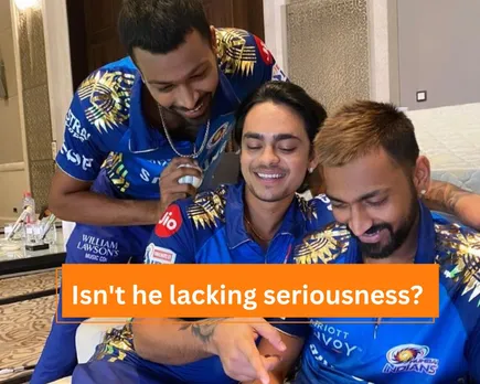 Ishan Kishan with Pandya Brothers