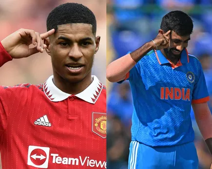 Marcus Rashford and Jasprit Bumrah (File Photo, Twitter)