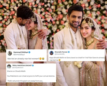 Shoaib Malik and Sana Javed 