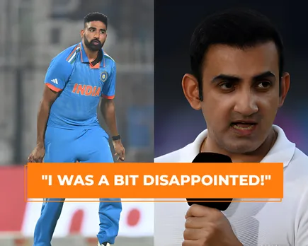 Mohammed Siraj and Gautam Gambhir (File Photo: Twitter) 
