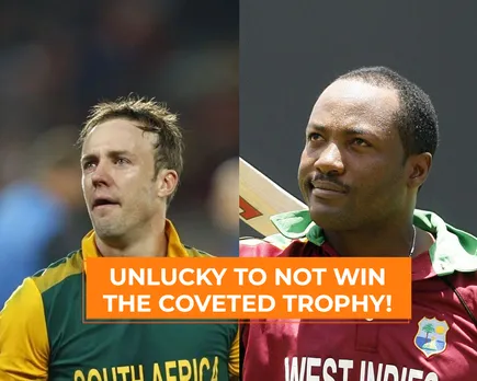 AB de Villiers & Brian Lara (Source: Twitter)