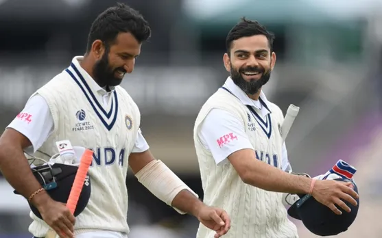 Virat Kohli- Cheteshwar Pujara