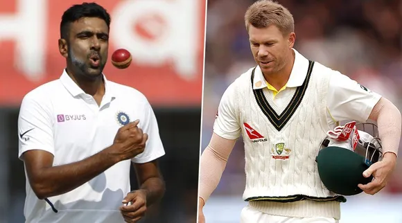 Ravichandran Ashwin and David Warner