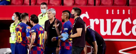 Messi, Sarabia, Barcelona