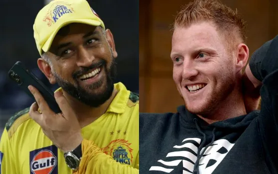 MS Dhoni and Ben Stokes