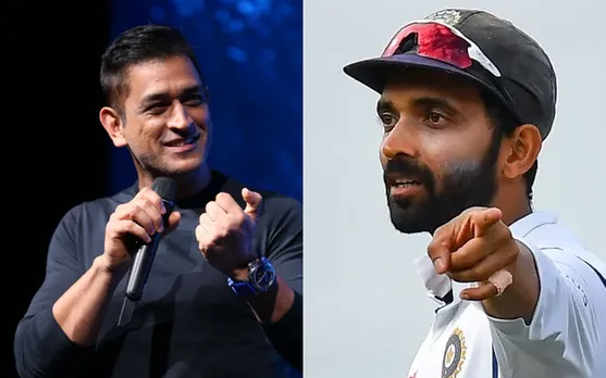 MS Dhoni and Ajinkya Rahane, India