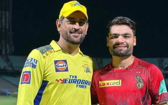 MS Dhoni and Rinku Singh