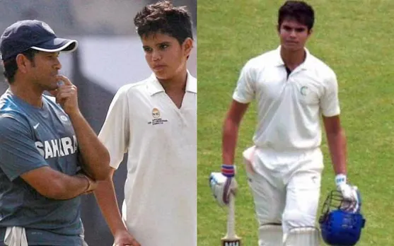 Sachin Tendulkar and Arjun Tendulkar