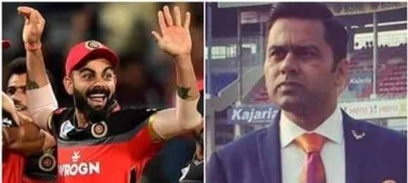 Aakash Chopra and Virat Kohli