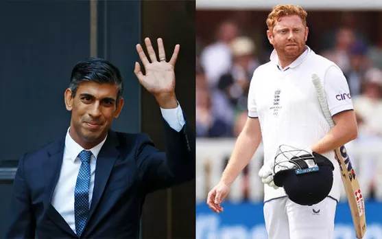 Rishi Sunak and Jonny Bairstow