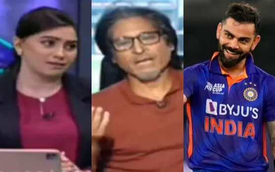News Anchor Trolls Ramiz Raja for his comments on Virat Kohli