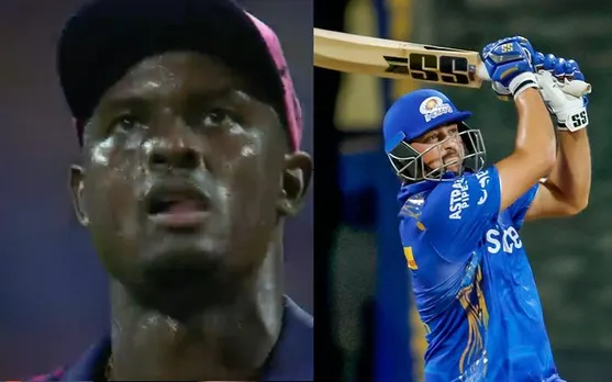 Jason Holder and Tim David (Source - Twitter)