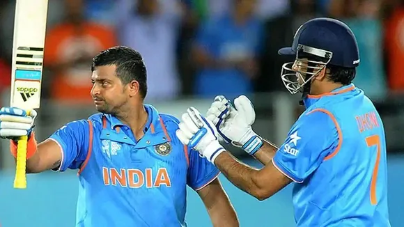 Raina and Dhoni