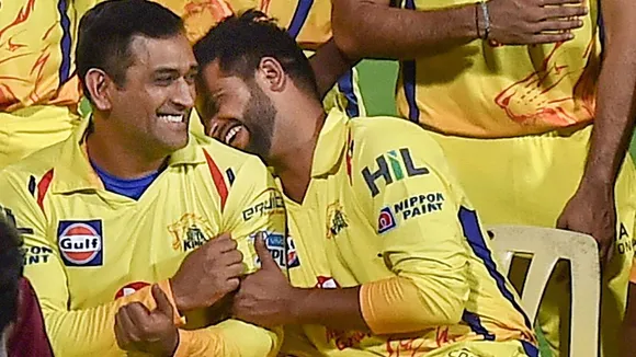 Suresh raina and dhoni - csk