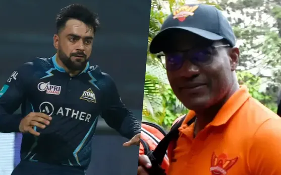 Brian Lara and Rashid Khan