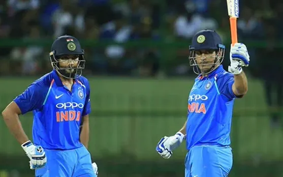 Rohit Sharma and MS Dhoni