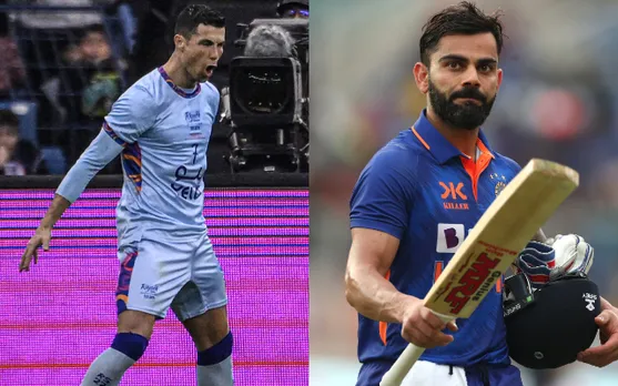 Cristiano Ronaldo and Virat Kohli