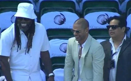 Chris Gayle Shikhar Dhawan