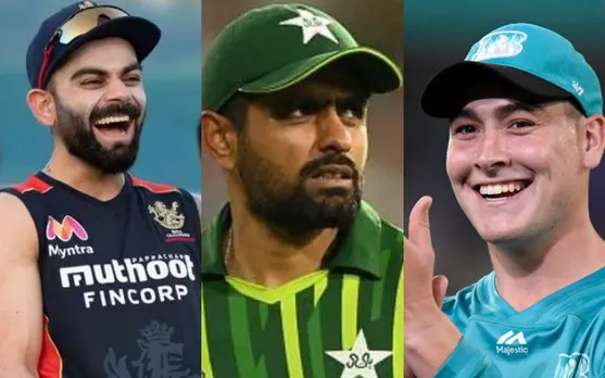 Virat Kohli, Babar Azam, Matthew Renshaw