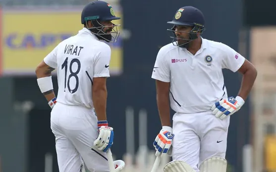 Virat Kohli and Rohit Sharma (Source - Twitter)