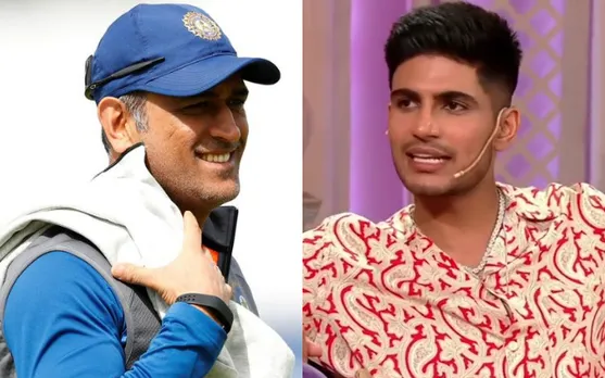MS Dhoni and Shubman Gill