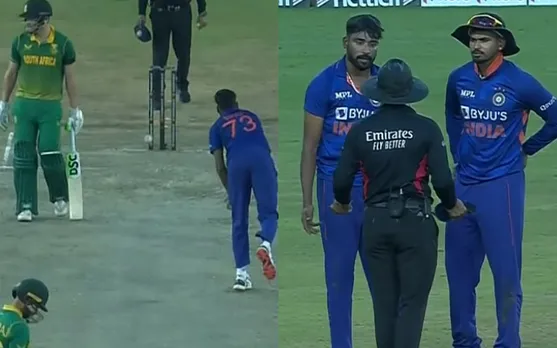 Mohammed Siraj against South Africa, 2nd ODI