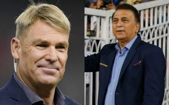 Shane Warne Sunil Gavaskar