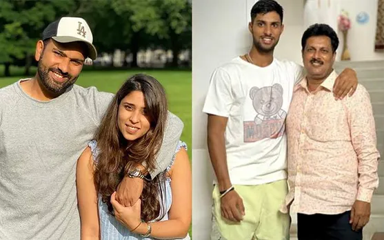 Tilak Varma and Rohit Sharma