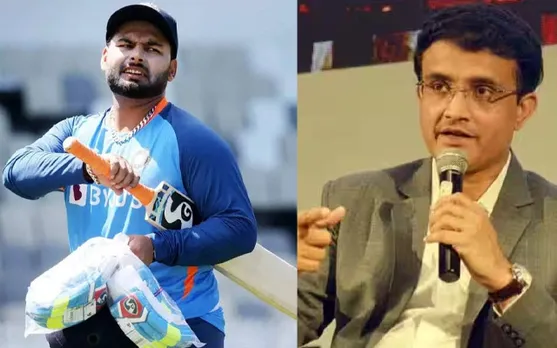 Sourav Ganguly and Rishabh Pant