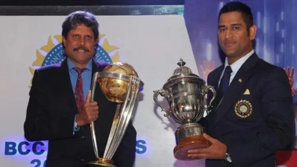 Kapil Dev and MS Dhoni