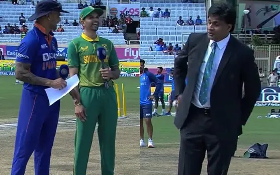 Javagal Srinath and both skippers in Ranchi