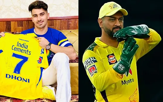 MS Dhoni and Rahmanullah Gurbaz