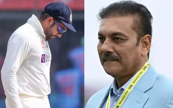 Rohit Sharma and Ravi Shastri (Source - Twitter)