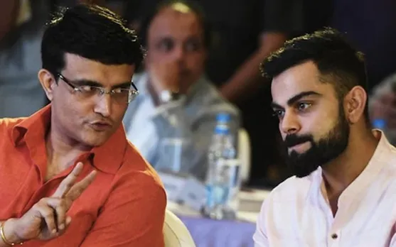 Sourav Ganguly Virat Kohli