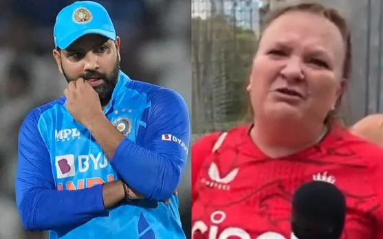 England fan on Rohit Sharma